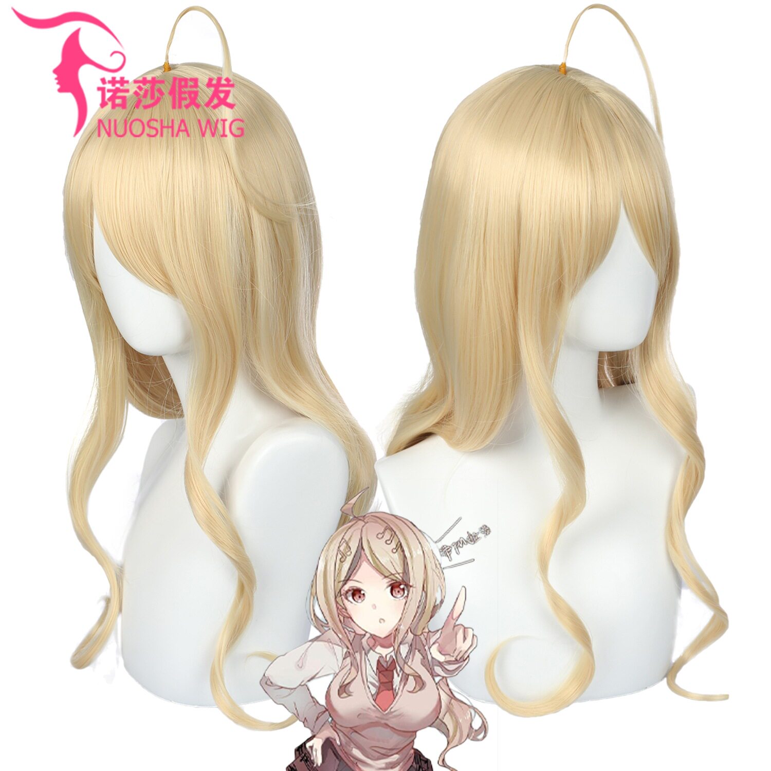 亚马逊新品弹丸论破赤松枫cosplay动漫假发机制厂家现货