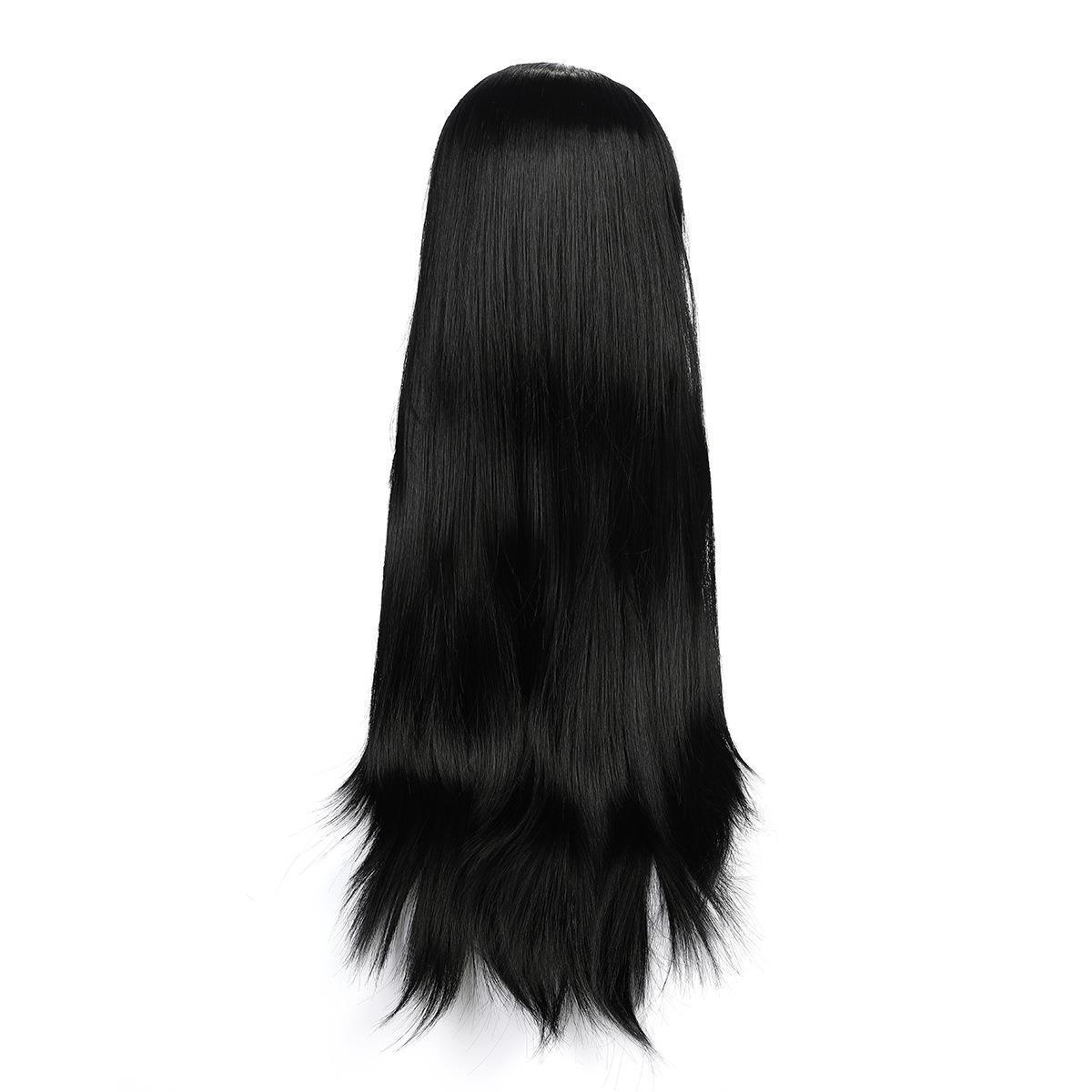 海贼王 考古学家妮可·罗宾cosplay假发中分黑长直假发