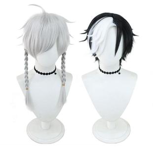 第五人格 真理之下 预言家 先知白 先知黯cos假发 仿真人头皮顶