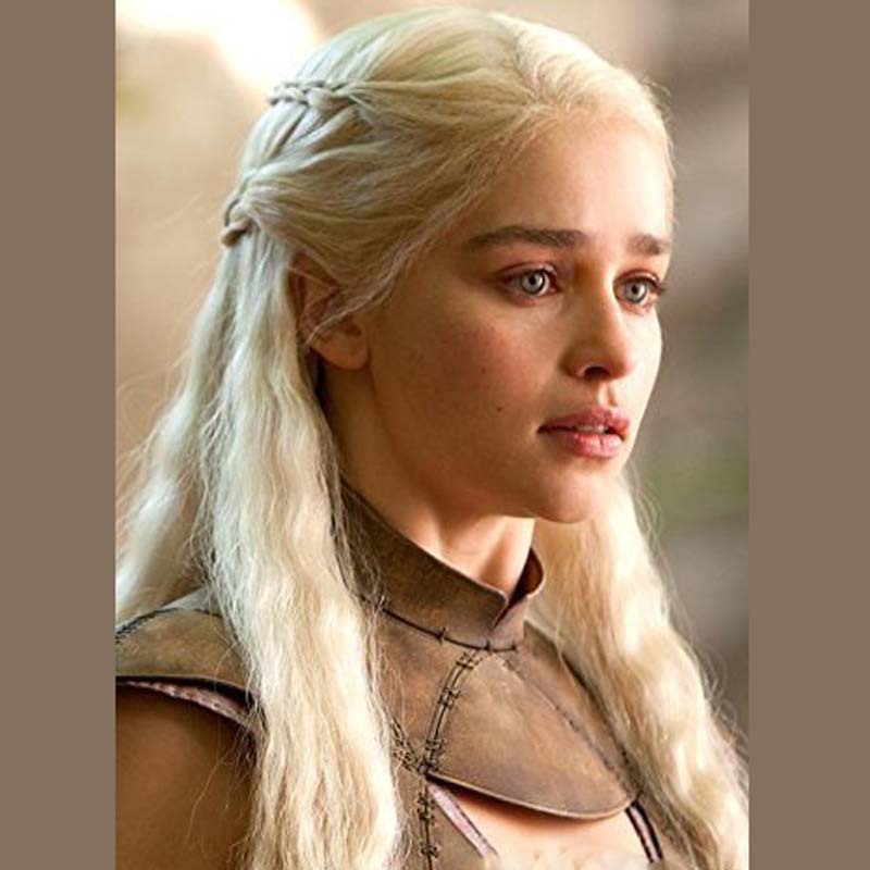 《沐飞》欧美假发女 权利的游戏 冰与火之歌 龙母cosplay动漫假发