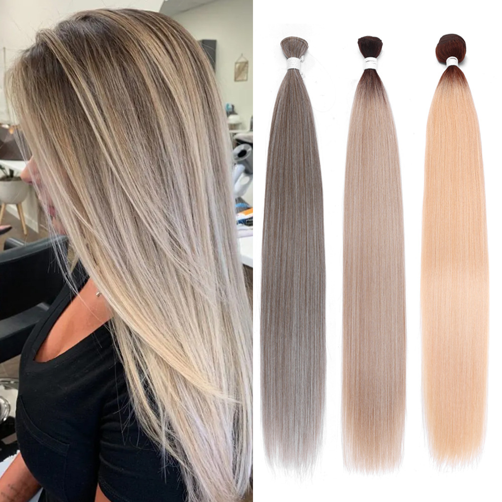 亚马逊电商外贸化纤假发 跨境爆款欧美接发发帘 wigs非洲发束发条