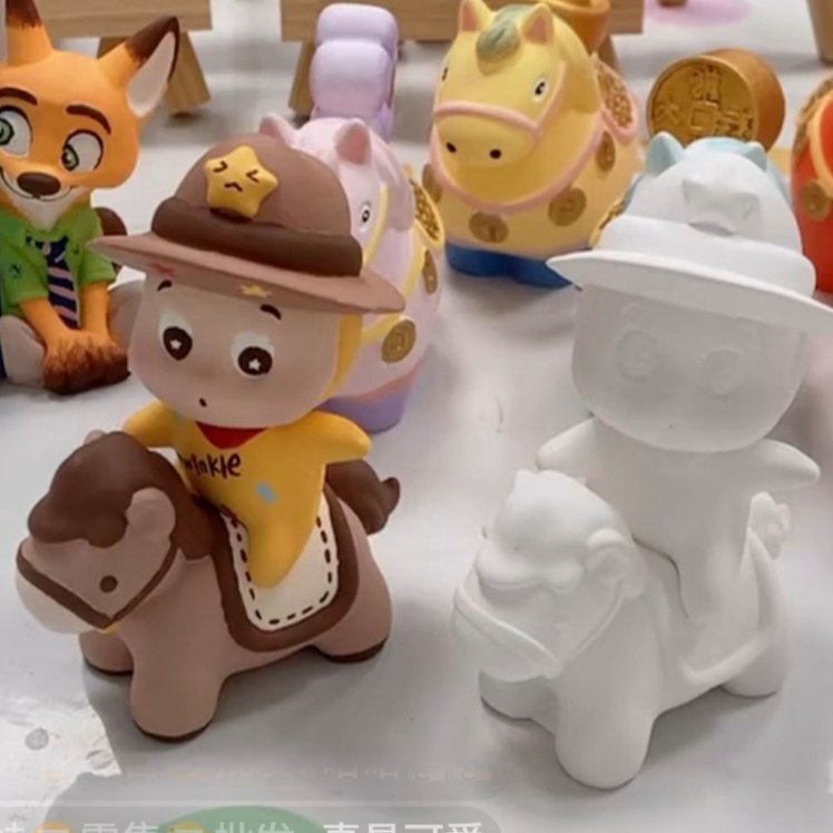 2026年马上加薪香薰石膏娃娃3D立体涂色彩绘diy儿童玩具桌面摆件,玩具/童车/益智/积木/模型,白模填色/模具彩绘/石膏娃娃,淘宝优惠券,粉丝福利购,淘宝优惠卷