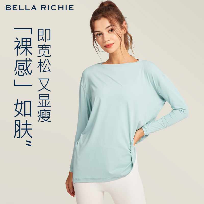 宽松显瘦速干瑜伽服女健身T恤