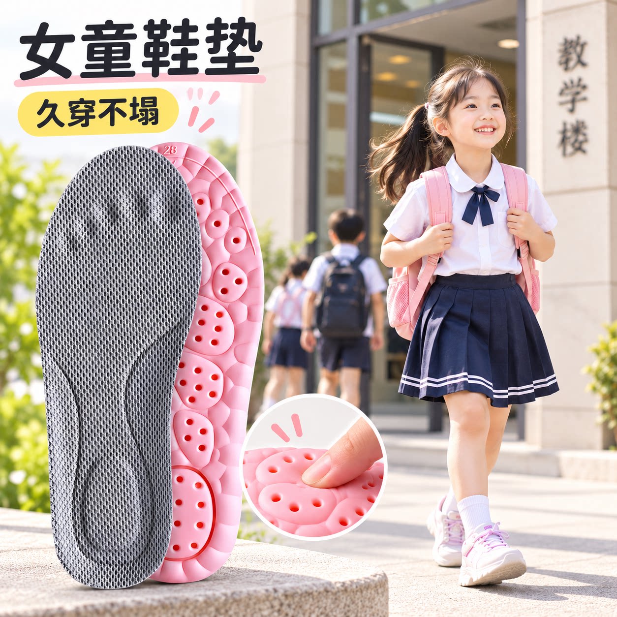 至皓恩鞋垫女童专用鞋垫运动气垫