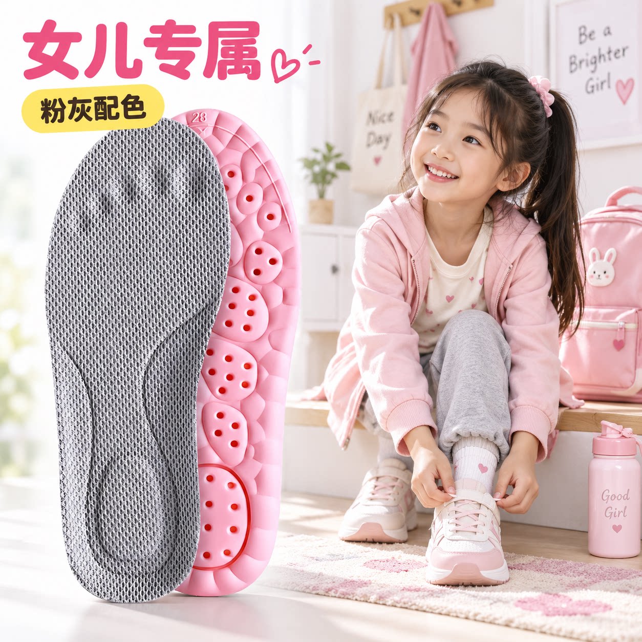 至皓恩鞋垫女童专用鞋垫运动气垫