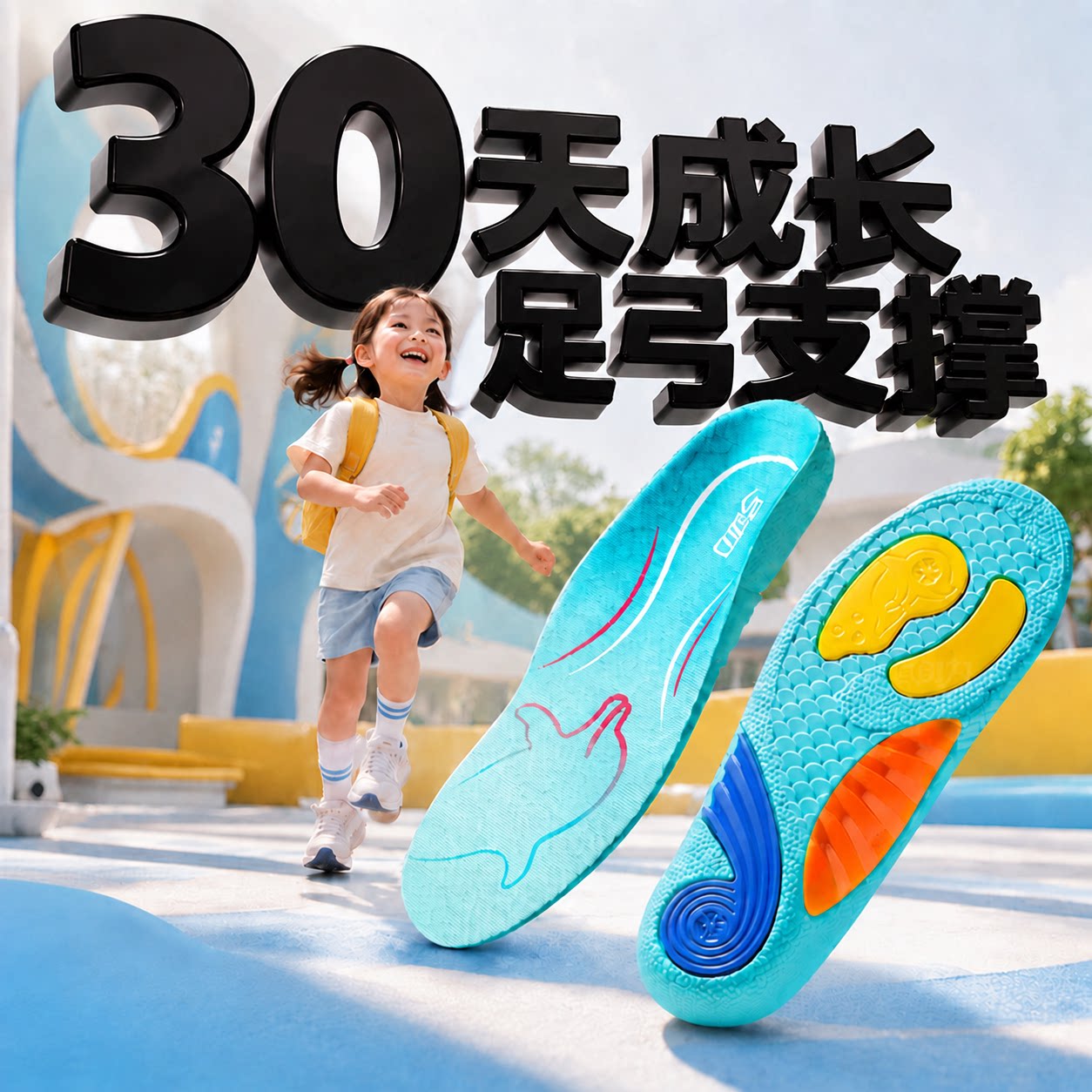 足弓支撑防滑耐磨软弹不累脚透气