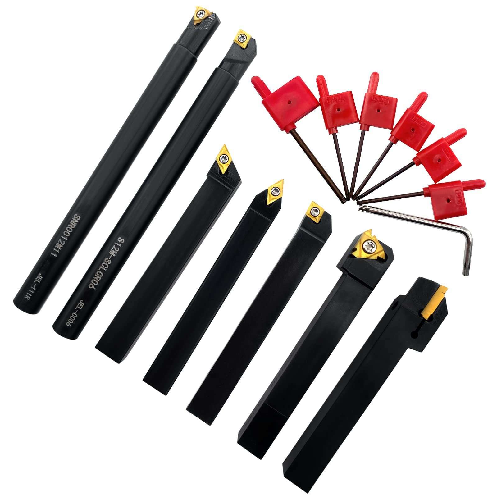 跨境12mm SDNCN/SDJCR/SCLCR/SER/MGEHR/S12M-SCLCR/SNR+7件刀片