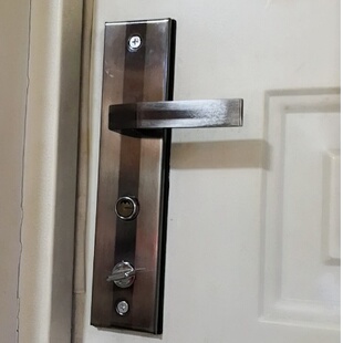 盼盼美心老式门锁实心把手防盗门拉手11#13型 孔距222/235