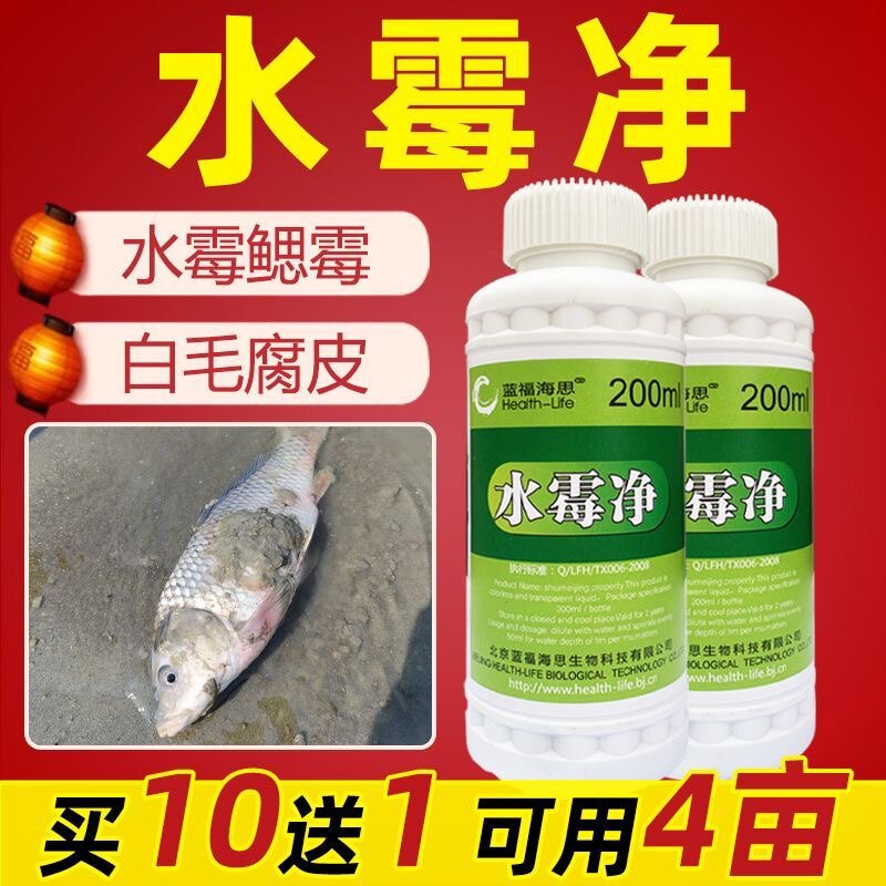 水产鱼药水霉病专治白毛病鳃霉拉水质调节剂