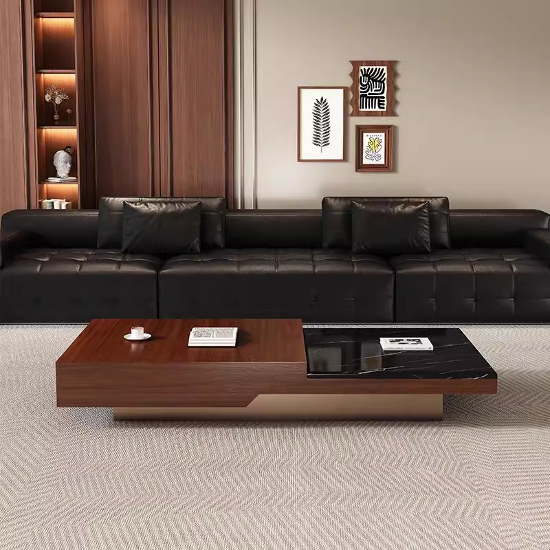 意式轻奢高端奢石大茶几