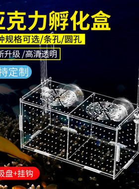 鱼缸隔离盒孔雀鱼透明产房鱼苗
