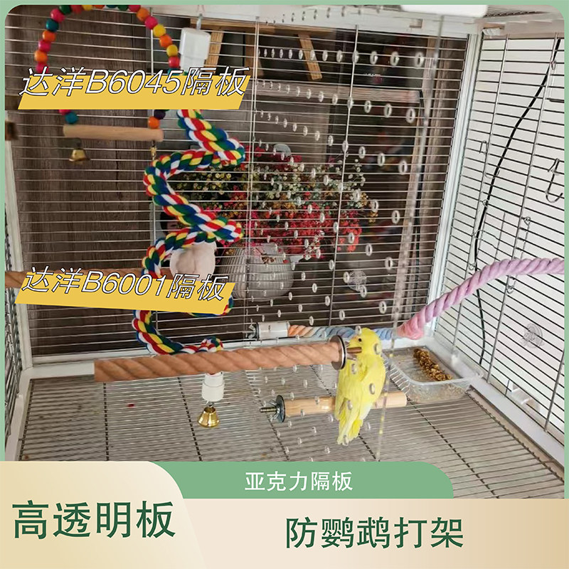 鸟笼隔离板达洋鸟笼B6045/B6001防鹦鹉打架隔板高透明亚克力隔板,宠物/宠物食品及用品,鸟禽其他,淘宝优惠券,粉丝福利购,淘宝优惠卷