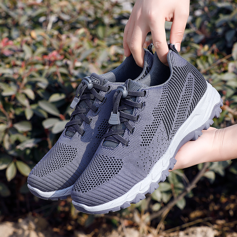 春秋健步鞋防滑耐磨中老年男女鞋