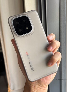 索哲适用于iqoo15手机壳小众男士款iqoo13半包超薄硬壳iqoo12简约高级感灰色透明磨砂iqoo11s镜头不包pro耐脏