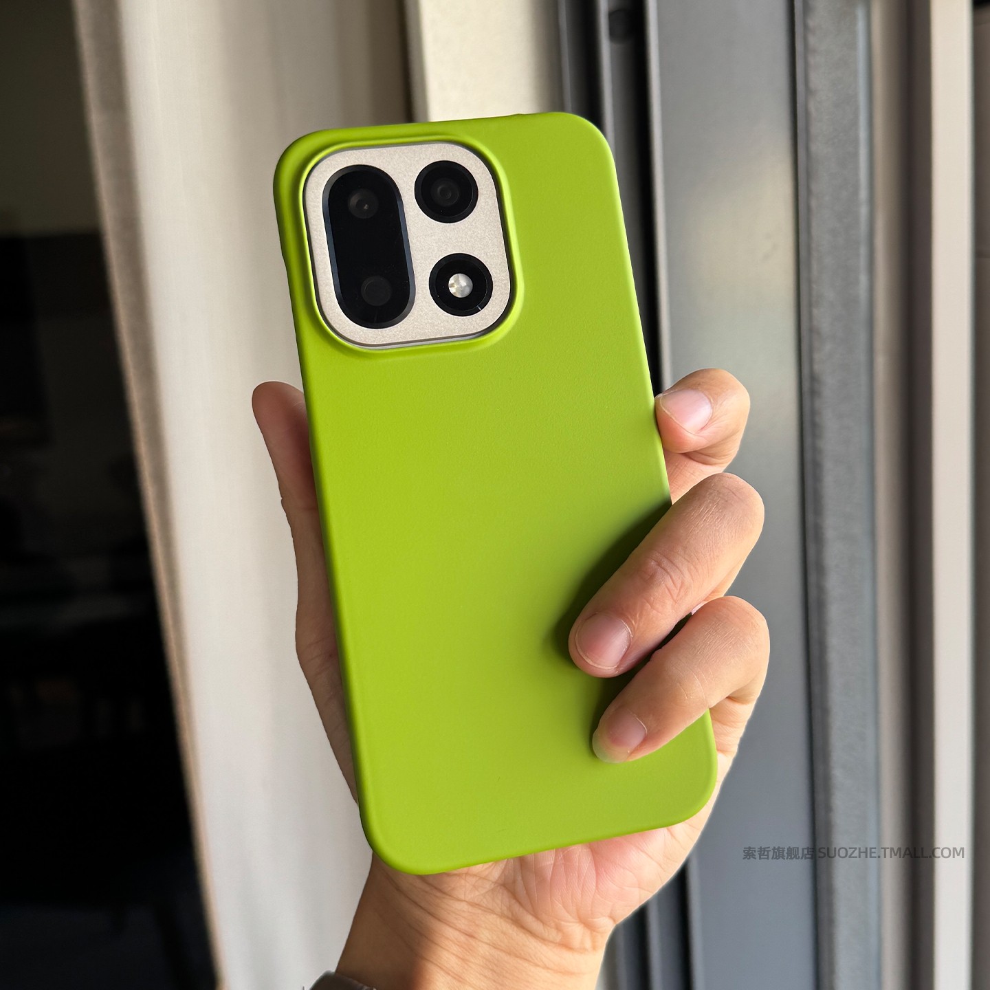 索哲适用于一加15手机壳2025新款一加ace6个性好看的芥末绿半包超薄磨砂硬壳1+13不包镜头12肤感纯色11防指纹