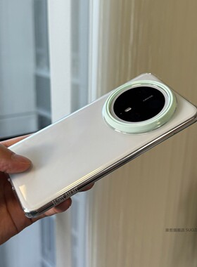 索哲适用于华为mate70pro手机壳透明PC材质硬壳mate80Promax全包超薄mate60简约小清新浅绿色镜头Pro+大孔5轻