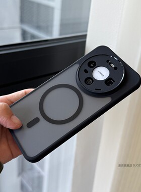 索哲适用于华为mate80promax手机壳镜头全包mate80pro高级感黑色透明磨砂mate70pro强磁吸60pro+耐脏50防摔40