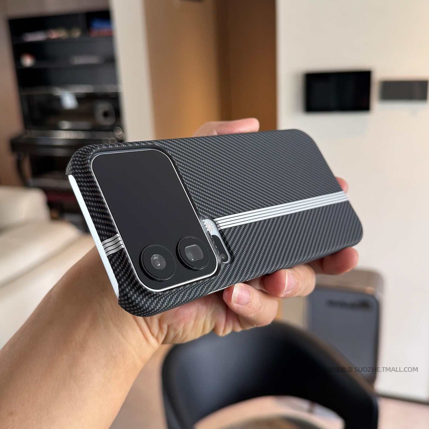 索哲适用于小米17promax手机壳2025年新款17pro男士mi15半包超薄硬壳14pro个性创意碳纤维纹理赛道13大孔耐脏