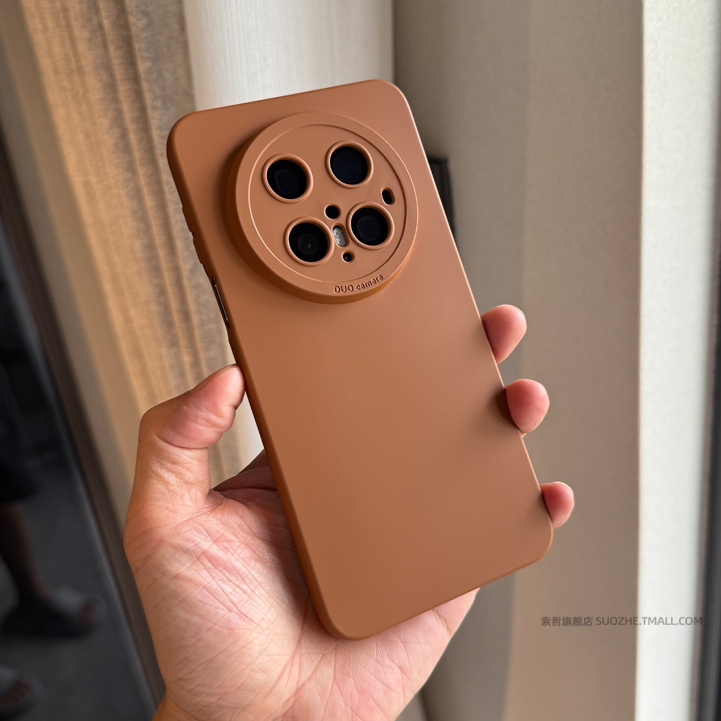 索哲适用于华为mate70pro手机壳镜头全包软tpu保护套mate60Pro小众卡其棕色亲肤手感Pro+超薄防摔50纯色磨砂4