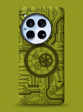 适用一加13手机壳OPPO新款一加12男士小众炫酷个性机械风ace3pro大孔镜头不包ace芥末绿半包超薄磨砂硬壳1+11