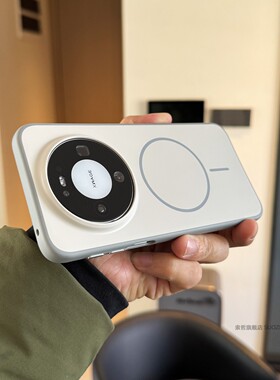 索哲适用于华为mate80promax手机壳新款男女mate80简约高级感白色细圈磁吸70pro+全包超薄肤感保护套mt60大孔