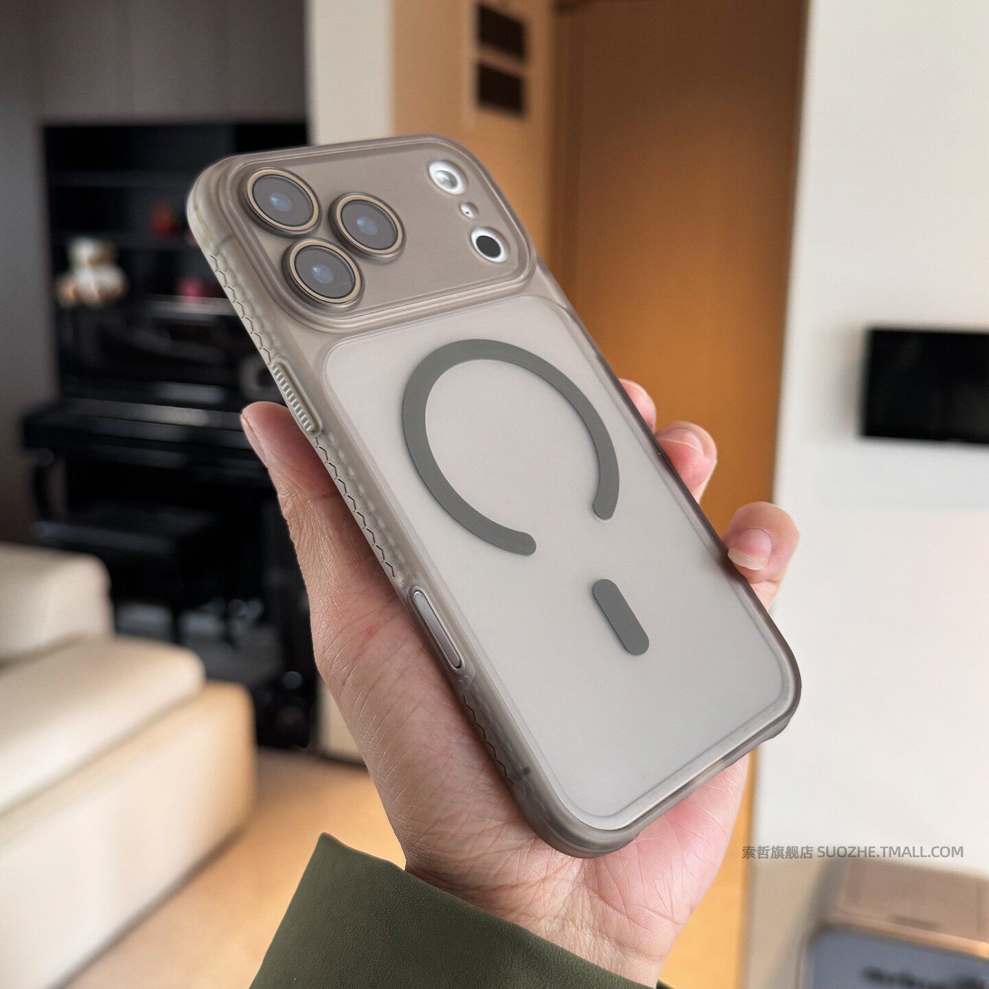 索哲适用于苹果17promax手机壳自带镜头膜iPhone16半