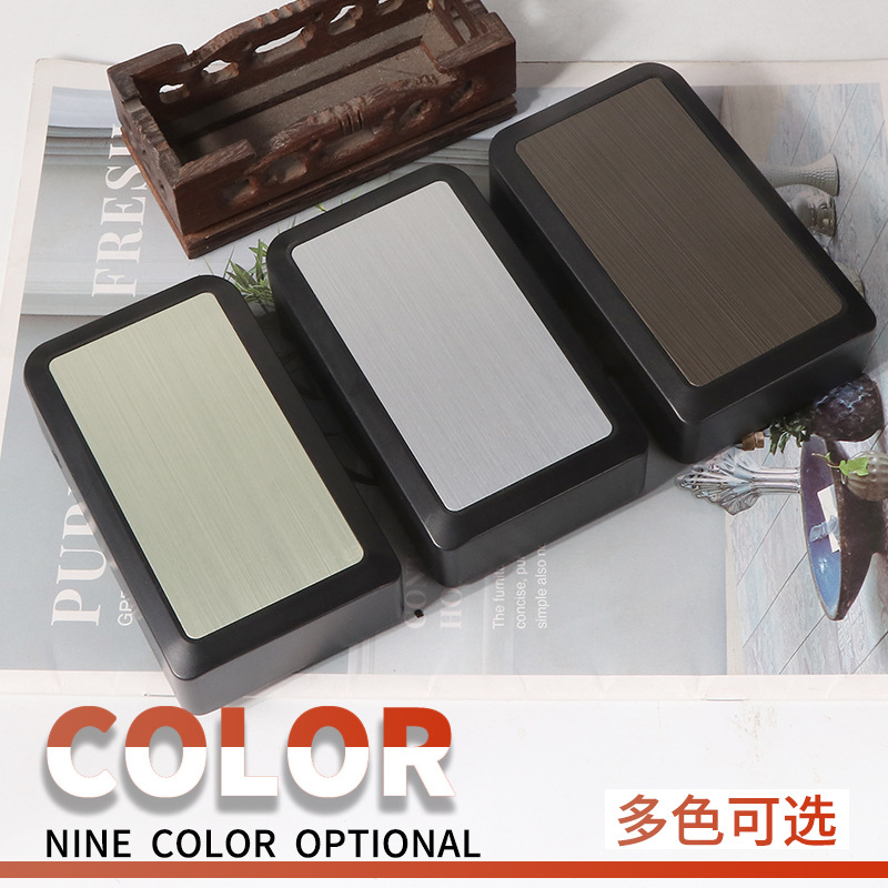 20支装抗压金属烟盒自带点烟器大容量整包装粗支香烟盒