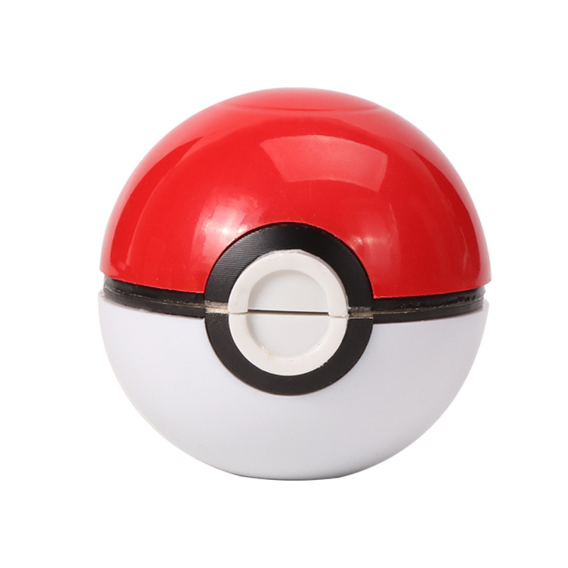 电商精灵球礼盒装研磨器 55mm锌合金磨烟器礼盒装碎烟器