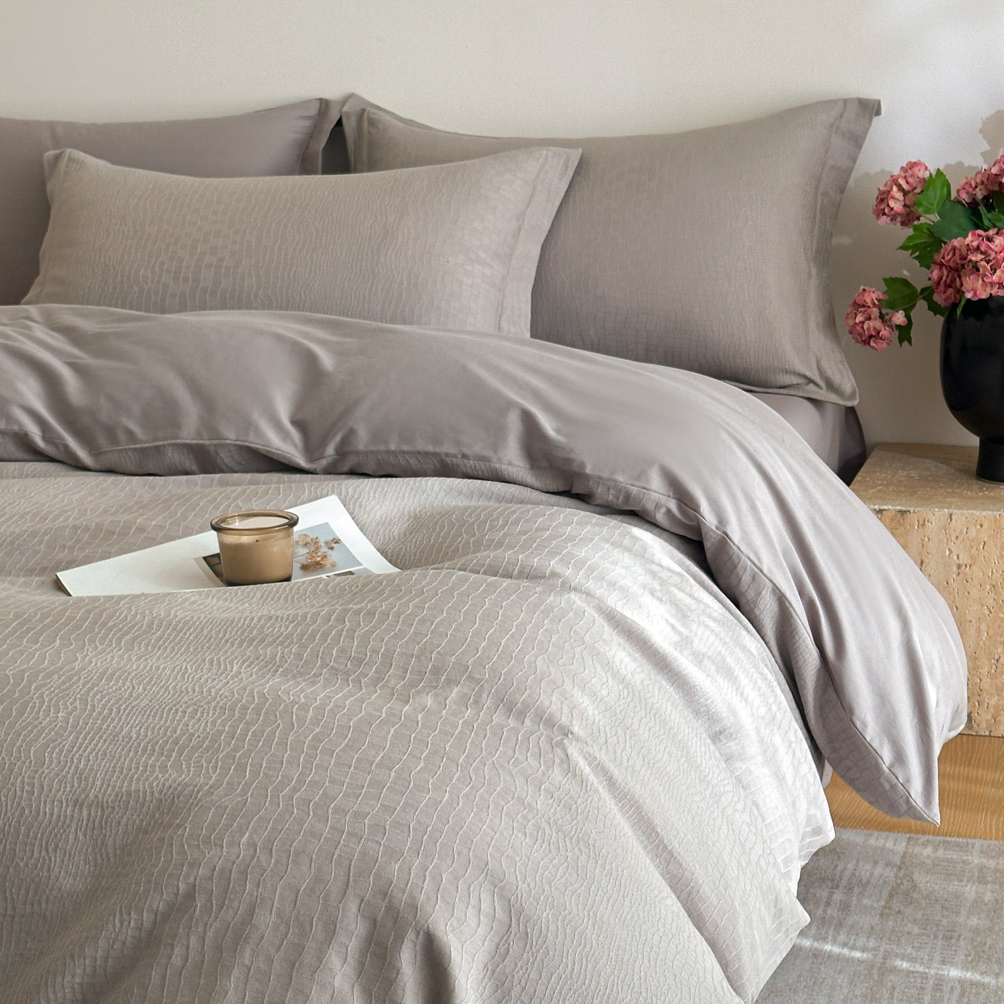 高级感提花纯棉四件套全棉2026新款床单被套床笠简约轻奢床上用品,床上用品,床品套件/四件套/多件套,淘宝优惠券,粉丝福利购,淘宝优惠卷