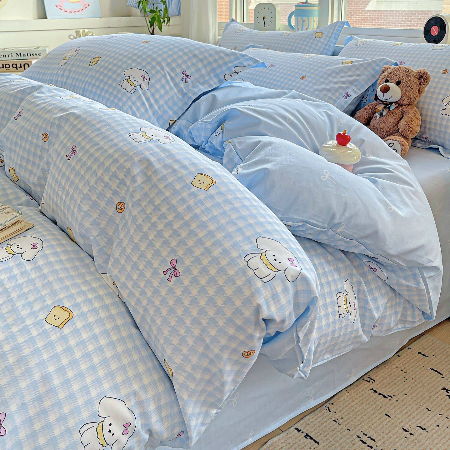 被套纯棉全棉单件150x200x230单双人被罩180学生宿舍被单2025新款,床上用品,被套,淘宝优惠券,粉丝福利购,淘宝优惠卷