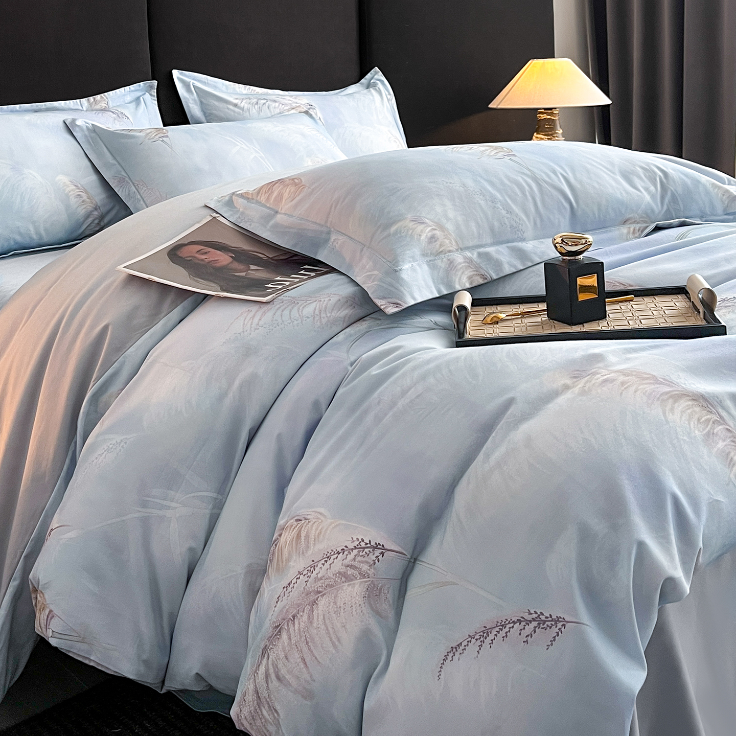 高端加厚磨毛纯棉四件套床上用品