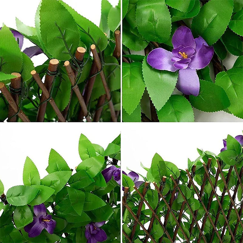仿真栅栏人造叶子绿植庭