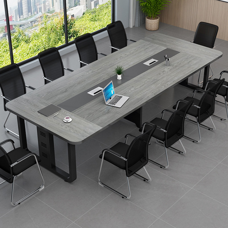 会议桌长桌工作台条形桌子简约现代大小型培训会客工作台桌椅组合