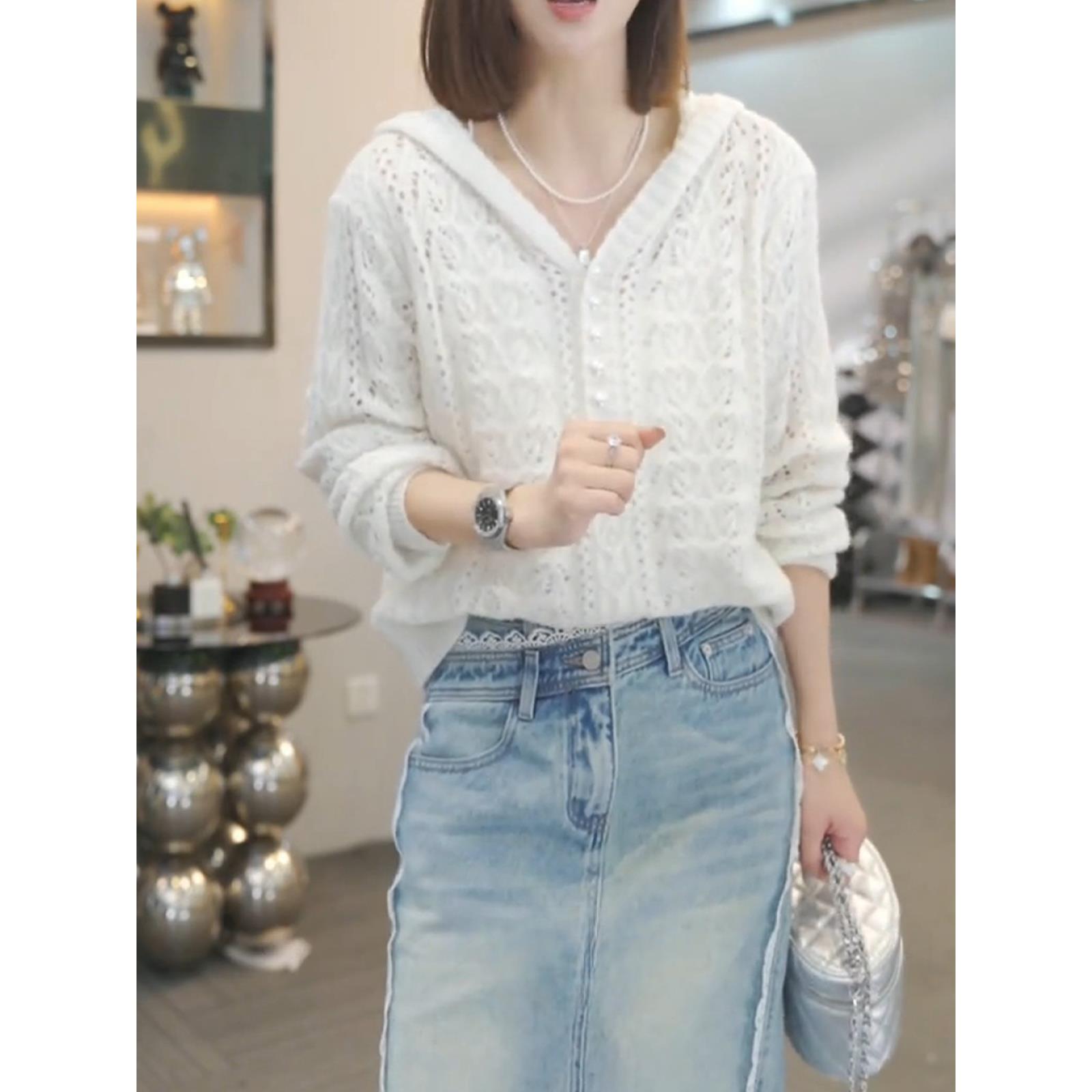 ROUMIKL2025春季新设计，多才多艺的优雅，修身针织针织品，超级