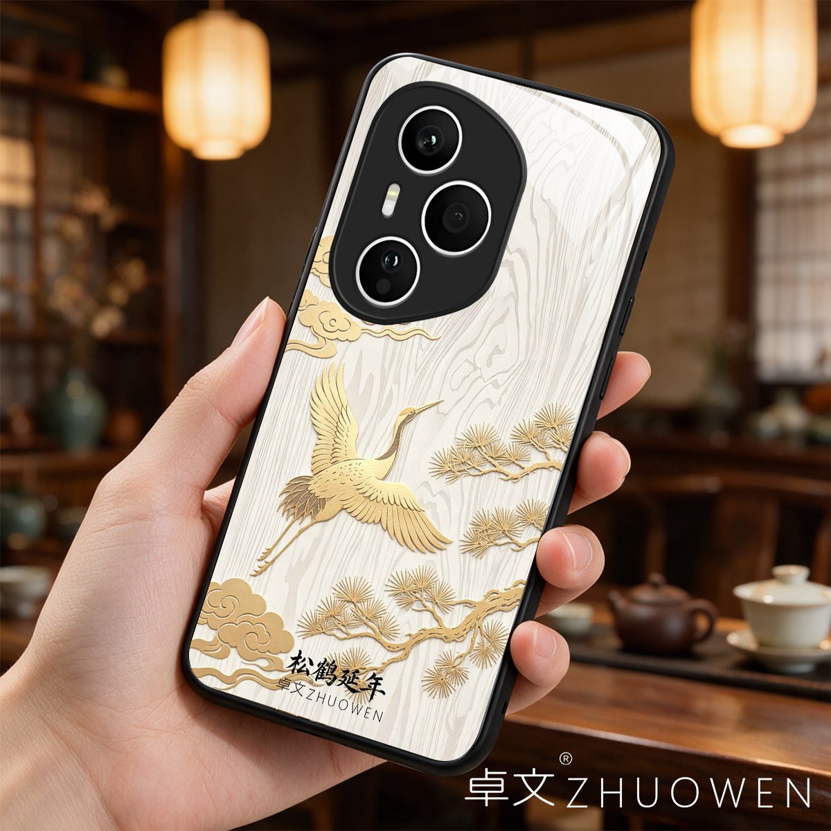 【荣耀400 Pro专用】A11697卓文ZHUOWEN品牌 只做高端奢华冰透玻璃手机壳,券后价只要38元