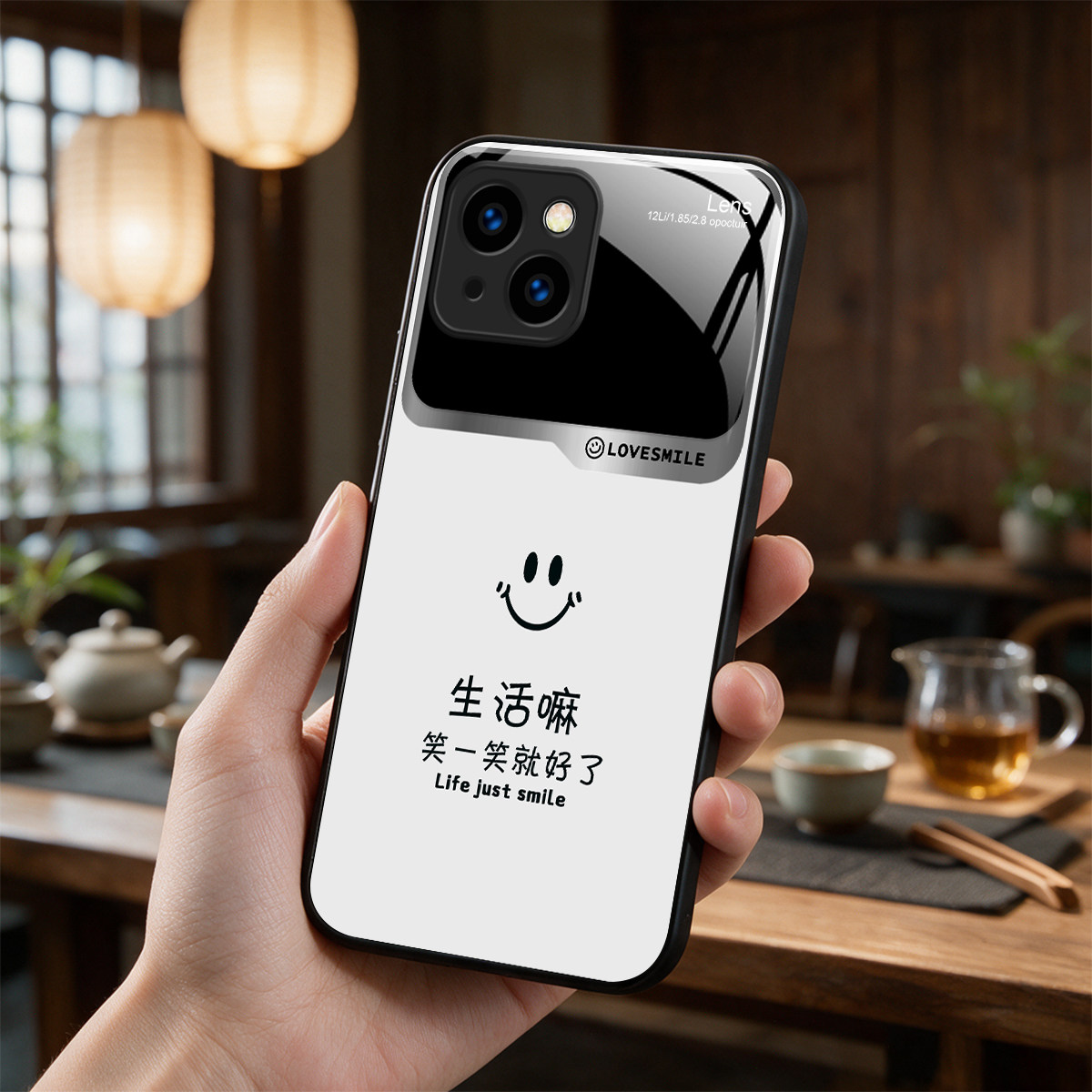 【iPhone 13专用】A10012奢华冰透玻璃手机壳,券后价只要38元