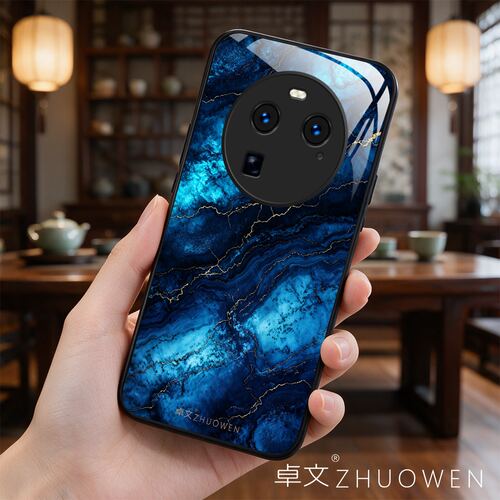 【OPPO Find X6专用】A11699卓文ZHUOWEN品牌 只做高端奢华冰透玻璃手机壳，券后价只要38元