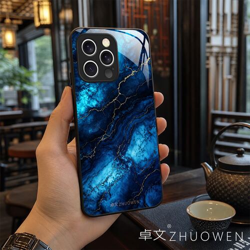 【iPhone 15 Pro专用】A11699卓文ZHUOWEN品牌 只做高端奢华冰透玻璃手机壳，券后价只要38元
