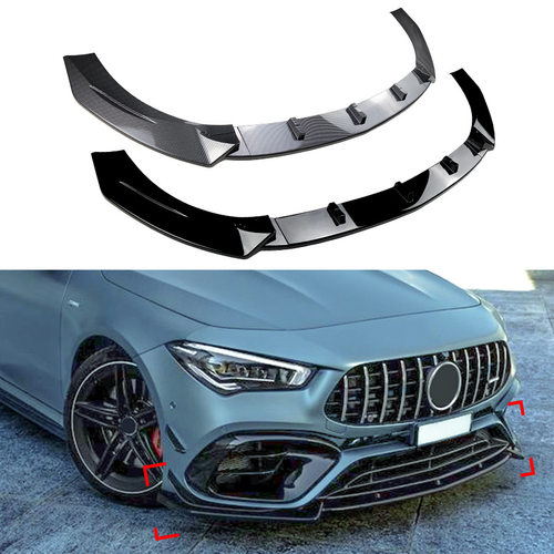 适用奔驰CLA级 C118 CLA45 AMG 2020+前杠前铲前唇外饰改装