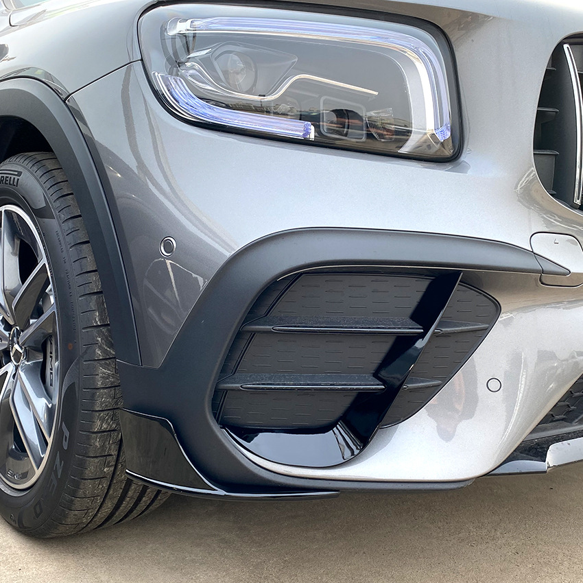 适用奔驰GLB级 X247 GLB200 GLB220 GLB35 AMG前风刀包角外饰改装