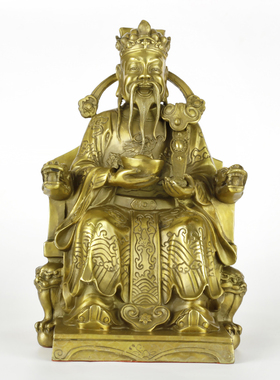 知柿黄铜中式办公室客厅