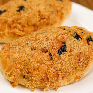 麦家欢海苔味肉松面包香松卷早餐下午茶休闲小吃开袋即食解馋零食