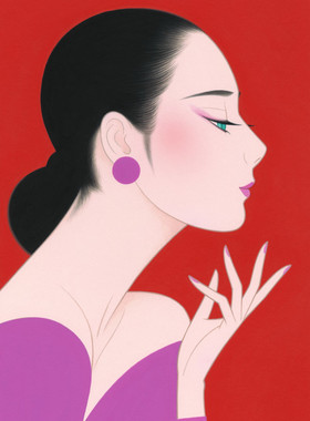 M043【日本】鹤田一郎（Ichiro Tsuruta）绘画电子图库