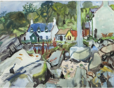 M492【英国】吉利斯 William George Gillies 油画图片电子版图库