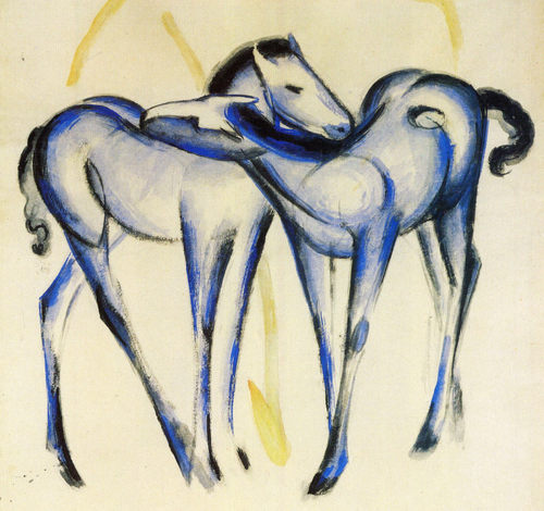 K486【德国】弗兰茨·马克(Franz Marc)绘画高清网传图库
