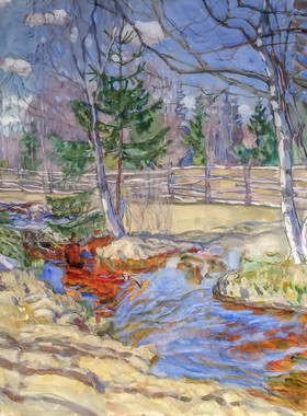 K653【白俄罗斯】茹科夫斯基Stanislav  Zhukovsky油画图片图库