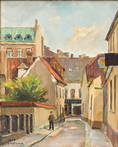 M623【瑞典】奥思卡·拉尔森（Carl Oscar Larsson）油画网传图库