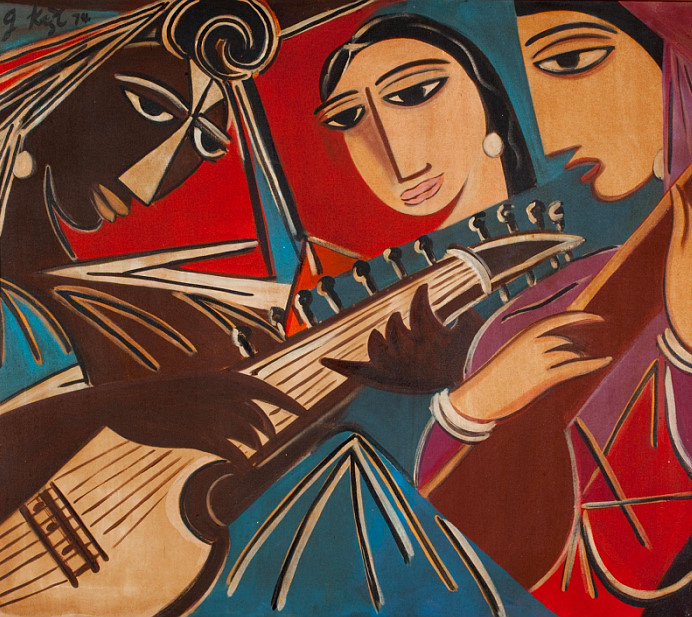 M591【斯里兰卡】乔治·凯特（George Keyt）绘画网传图库