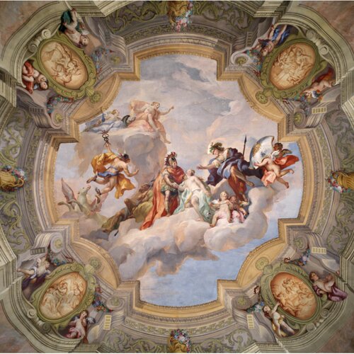 T394【奥地利】若特迈尔（Johann Michael Rottmayr ）油画图库