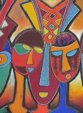 M168【尼日利亚】希门·伯拉莫 绘画、装饰艺术网传素材图库